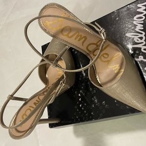 Gold, Sam Edelman, Size 8 Heels